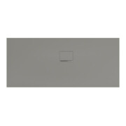 V&B Bac à douche Squaro Infinity 170x75x4cm, gris, angle installation droite contre mur