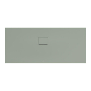 V&B Bac à douche Squaro Infinity 170x75x4cm, gris mat, installation d’angle l gg Wa