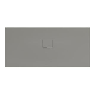 V&B Bac à douche Squaro Infinity 170x80x4cm, gris, installation affleurante
