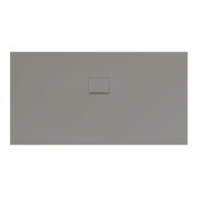 V&B Bac à douche Squaro Infinity 170x90x4 cm, gris, installation affleurante