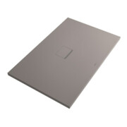 V&B Bac à douche Squaro Infinity 180x100x4cm, gris, installation universelle