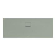 V&B Bac à douche Squaro Infinity 180x70x4 cm, gris mat, uni, côté gauche coupé