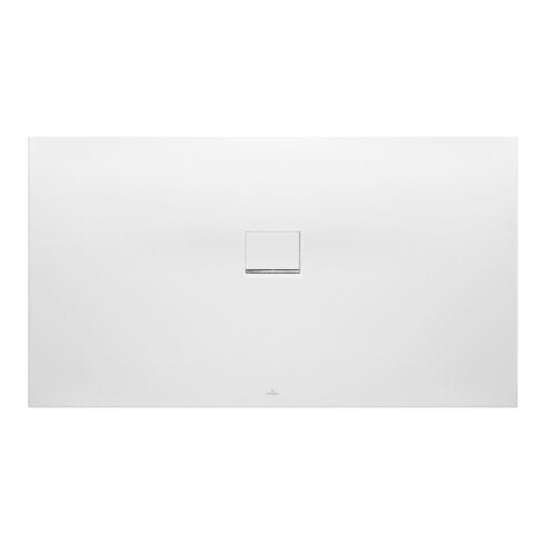 V&B Bac à douche Squaro Infinity 180x80x4 cm, blanc mat, installation universelle