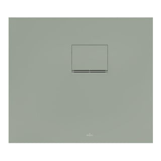 V&B Bac à douche Squaro Infinity 80x70x4 cm, avec bonde, angle installation droite contre mur