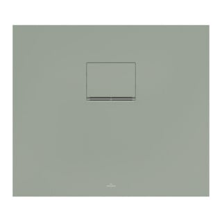 V&B Bac à douche Squaro Infinity 80x70x4cm, gris matin, surface facile à installer