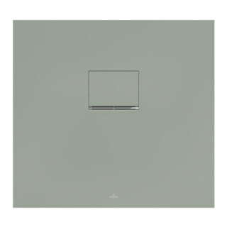 V&B Bac à douche Squaro Infinity 80x75x4cm, gris matin, surface f, installation encastrée
