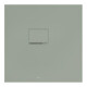 V&B Bac à douche Squaro Infinity 80x80x4cm, avec grille, angle encastré gauche contre mur-1