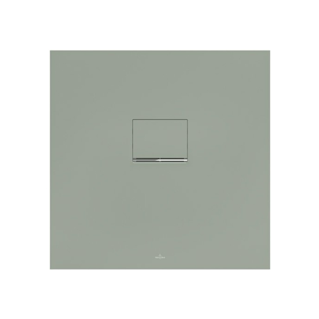 V&B Bac à douche Squaro Infinity 80x80x4cm, gris mat, installation à fleur