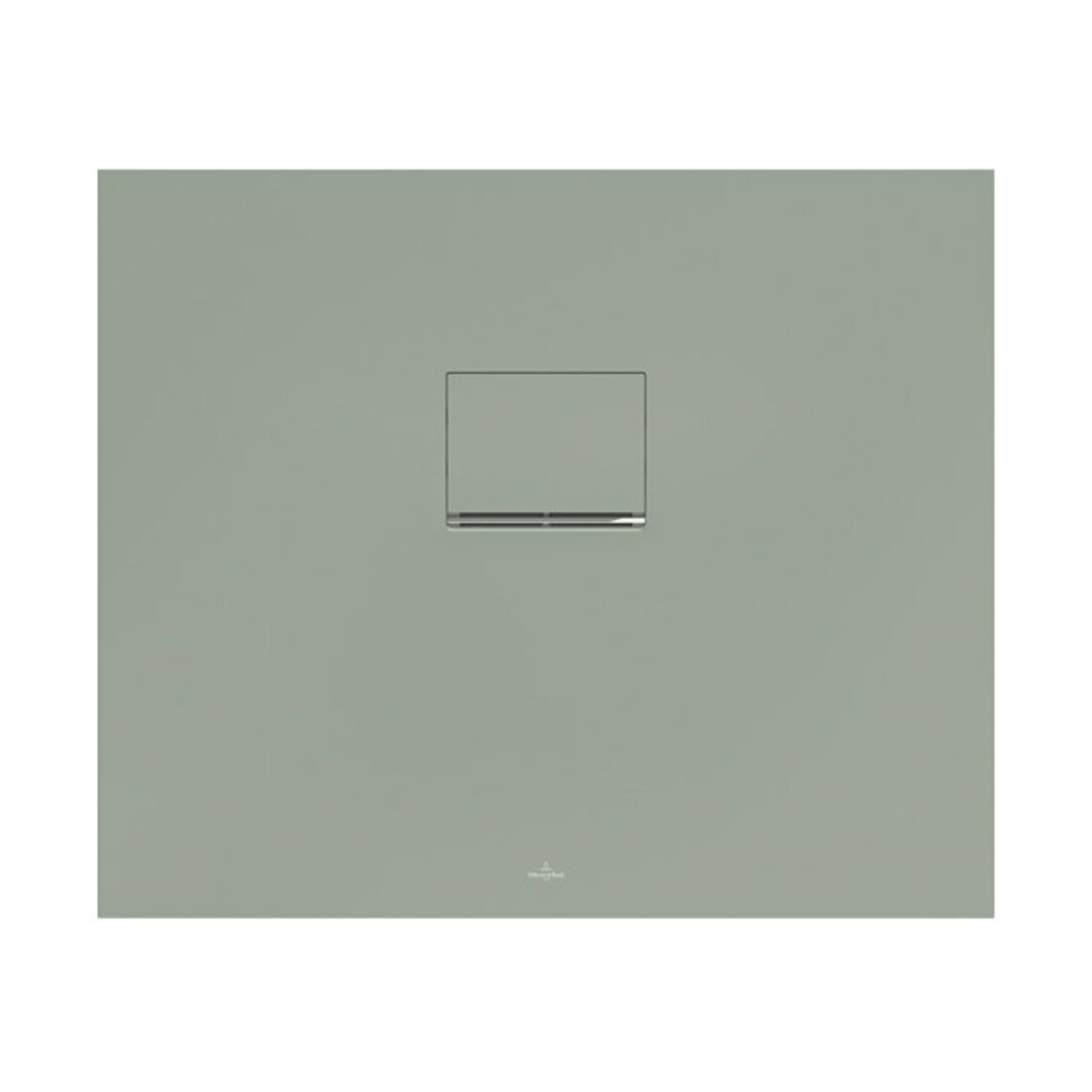V&B Bac à douche Squaro Infinity 90x75x4cm, gris mat, uni, découpé à gauche