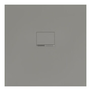 V&B Bac à douche Squaro Infinity 90x90x4 cm, gris, installation universelle