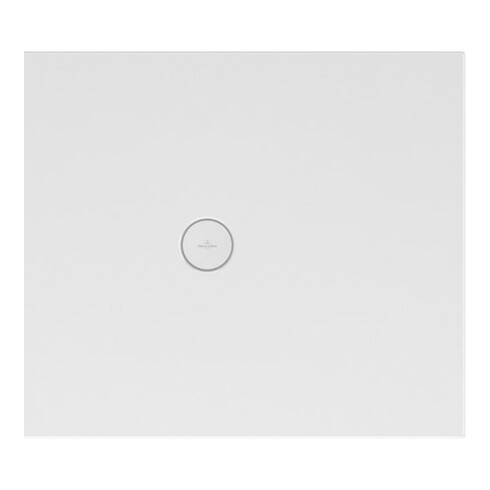 V&B Bac de douche Subway Infinity 90x70x4 cm, blanc antidérapant