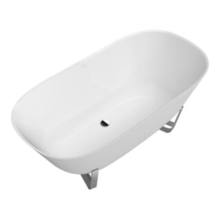V&B Badewanne Antheus 155x75cm, freistehend, almond