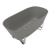 V&B Badewanne Antheus 155x75cm, freistehend, grey