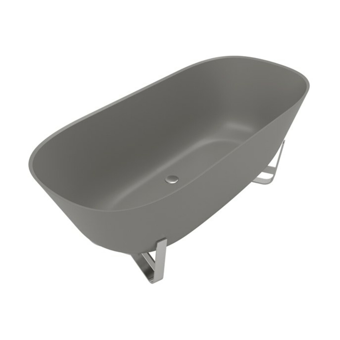 V&B Badewanne Antheus 175x80cm, freistehend, grey