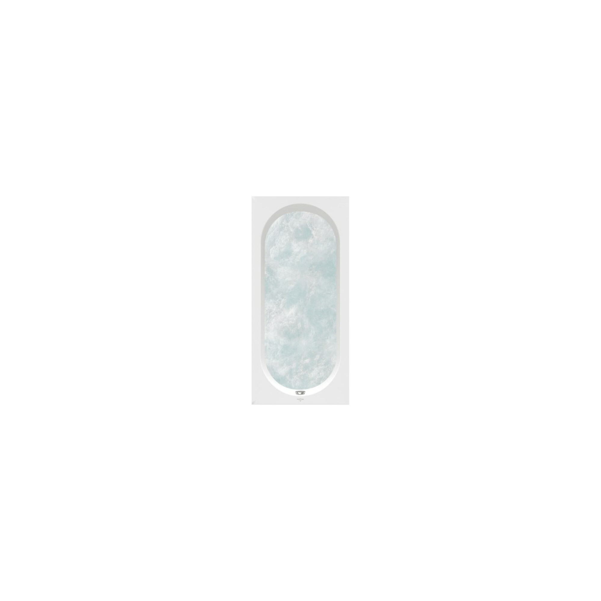 V&B Badewanne Oberon 1700x700x475mm re-eckig m. System CE TP2 Weiß Alpin ; Villeroy & Boch