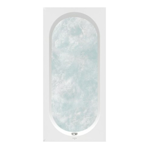 V&B Badewanne Oberon 1700x750x475mm re-eckig m. System AE TP1 Weiß Alpin