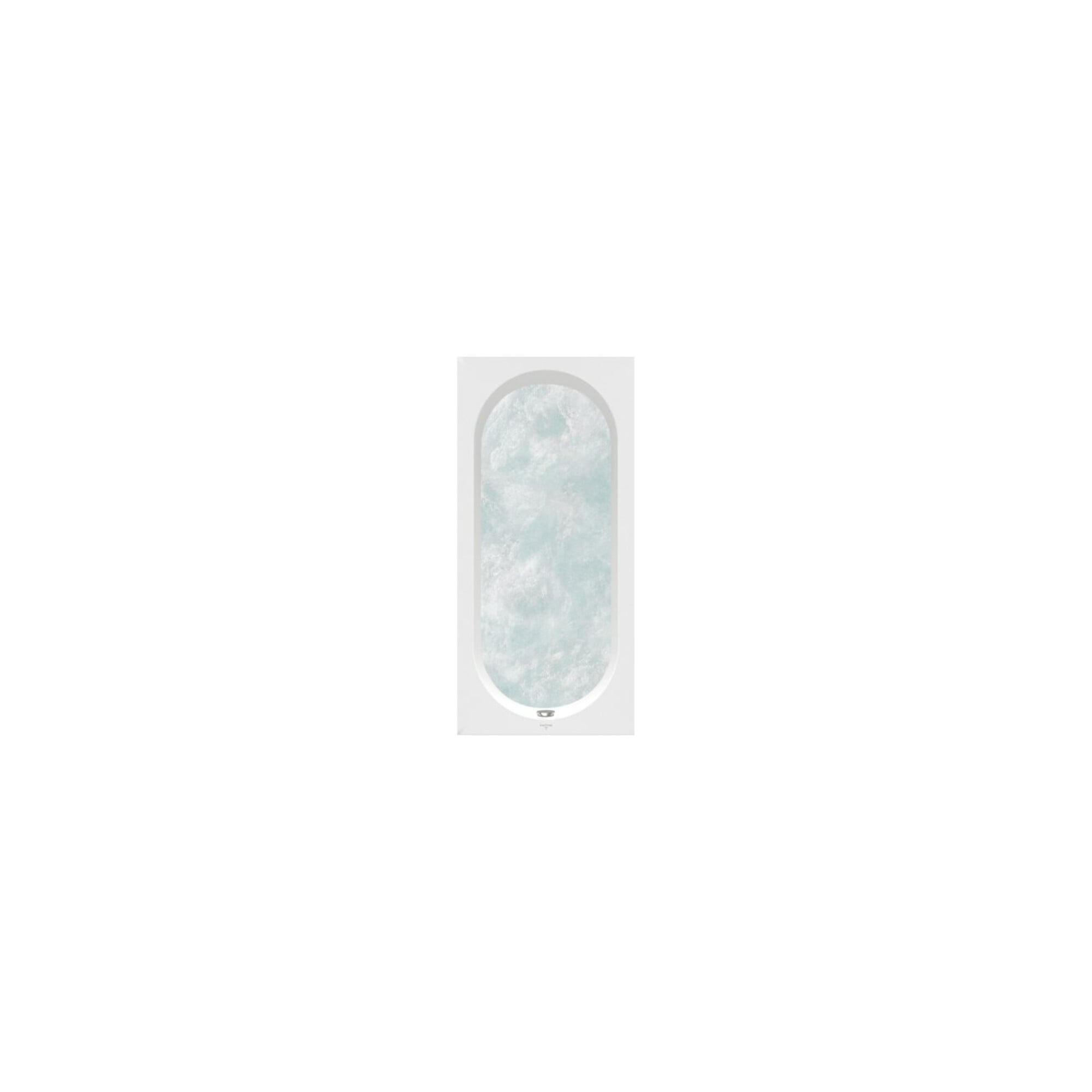 V&B Badewanne Oberon 1800x800x495mm re-eckig m. Sys CC TP2 MT Weiß Alpin ; Villeroy & Boch