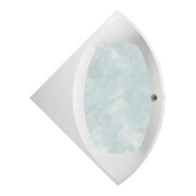 V&B Badewanne Squaro SQR 1450x1450x525mm Eck m. System AE TP2 Weiß Alpin