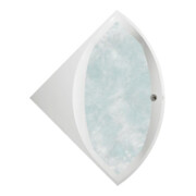 V&B Badewanne Squaro SQS 1445x1445x620mm Eck m. System AP TP2 Weiß Alpin