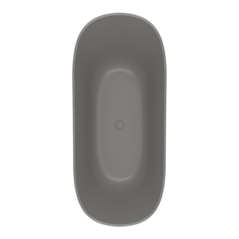V&B Badewanne Theano Curved Edition 170x75cm, freistehend, grey