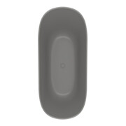 V&B Badewanne Theano Curved Edition 170x75cm, freistehend, grey