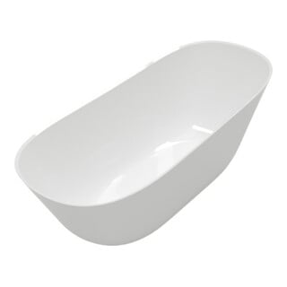 V&B Badewanne Theano Curved Edition 170x75cm, freistehend, stone white