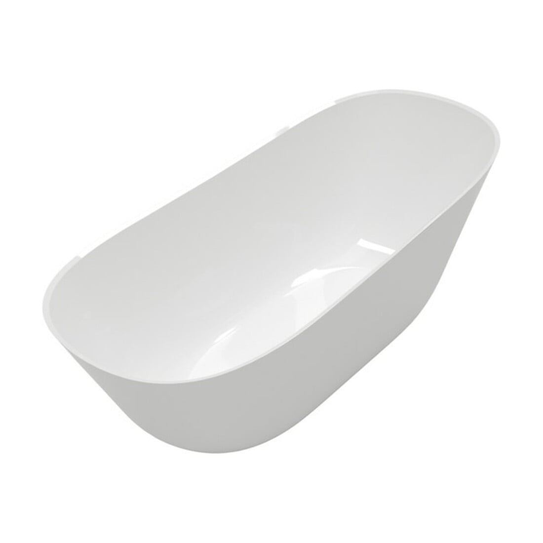 V&B Badewanne Theano Curved Edition 170x75cm, freistehend, stone white