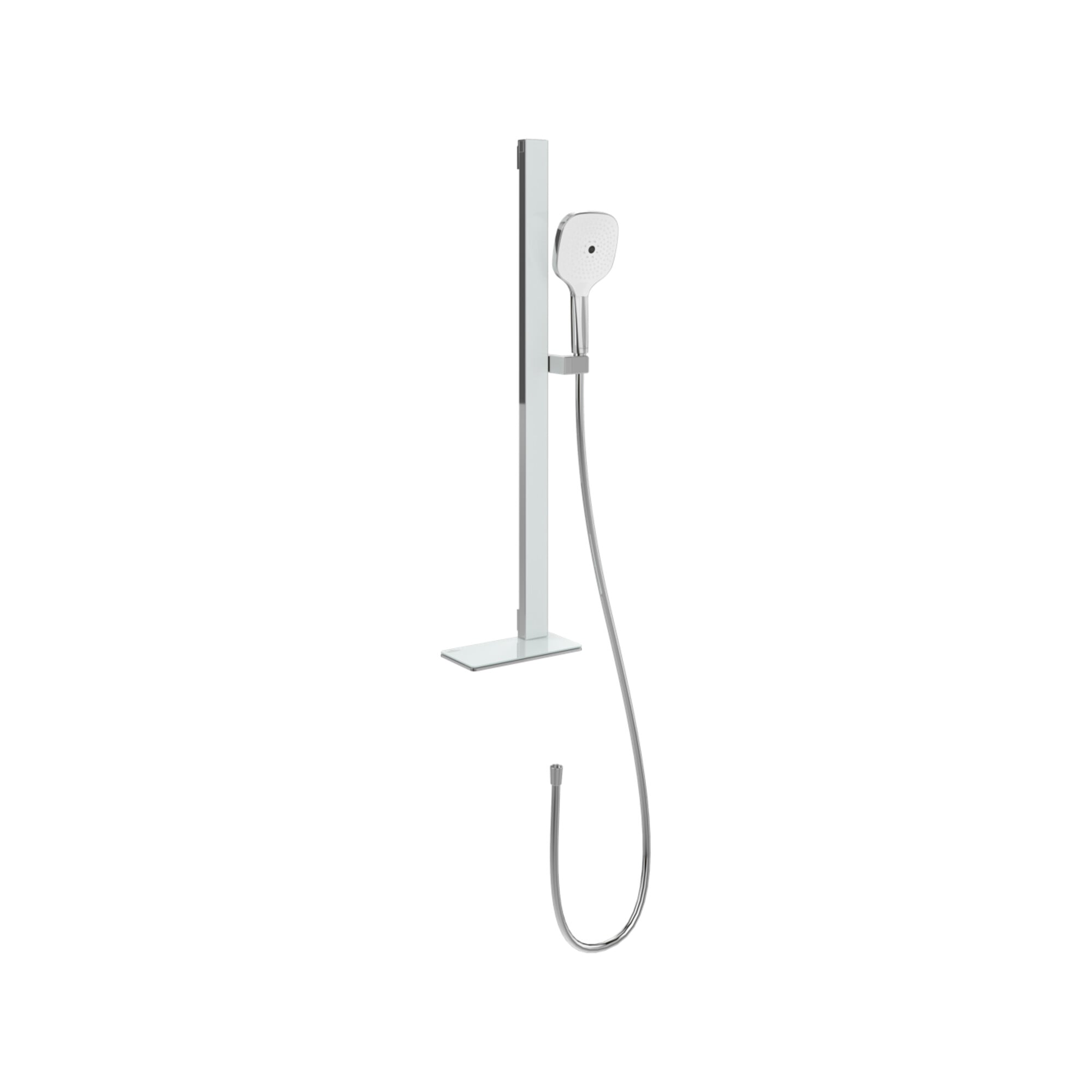 V&B Badewanne-Thermost. Infinity Showers 210x150x495mm, eckig, Wandmontage, chrom ; Villeroy & Boch