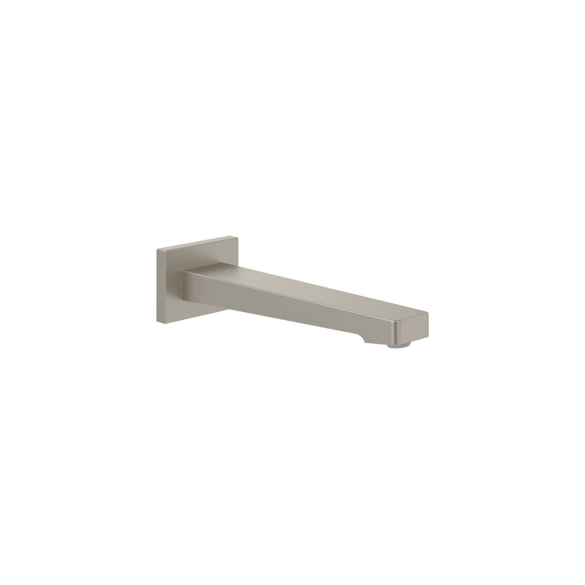 V&B Badewannenausl. Architectura Square Wandmontage, brushed nickel black ; Villeroy & Boch
