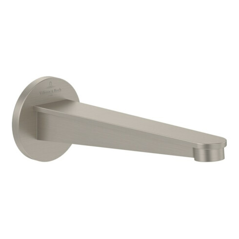 V&B Badewannenauslauf Conum Wandmontage, brushed nickel black