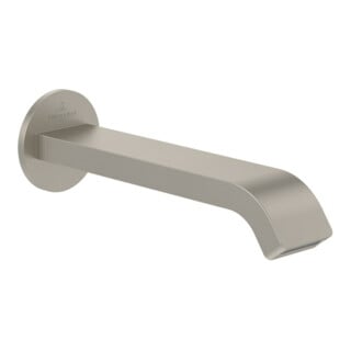 V&B Badewannenauslauf Dawn Wandmontage, brushed nickel black