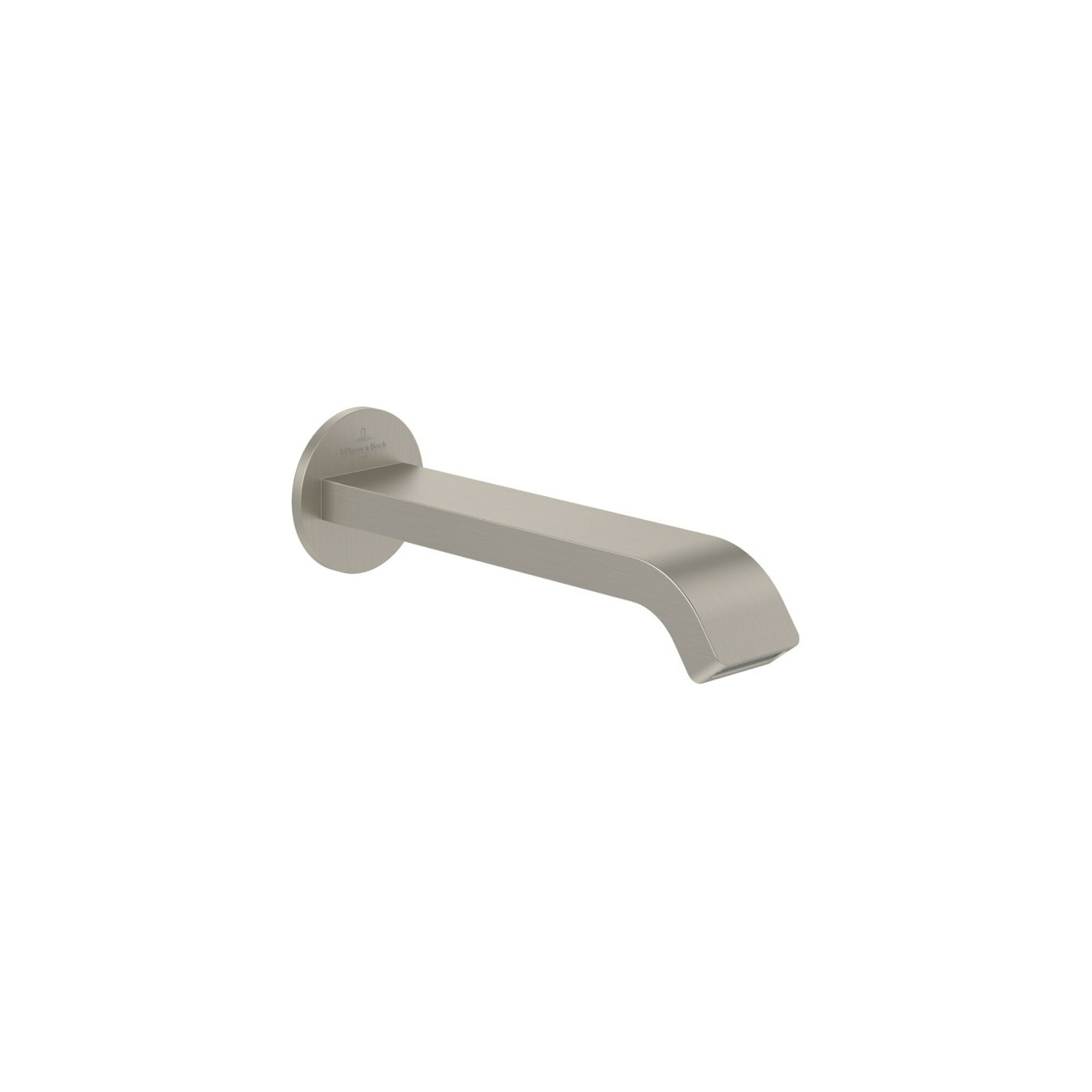 V&B Badewannenauslauf Dawn Wandmontage, brushed nickel black ; Villeroy & Boch