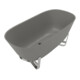 V&B Baignoire Antheus 155x75 cm, autoportante, grise-3