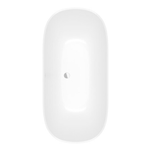 V&B Baignoire ANTHEUS 155x75 cm, fr, Couleur échantillon sur demande, blanc brillant