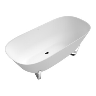 V&B Baignoire ANTHEUS 175x80 cm, autoportante, blanc pierre