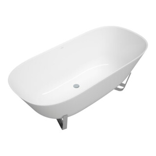 V&B Baignoire Antheus 175x80 cm, libre, couleur sur demande, blanc
