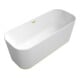 V&B Baignoire autoportante Finion Or 170x70 cm, vidage, trop-plein, arrivée, droite, blanc-1