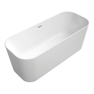 V&B Baignoire îlot Finion Équip. vc 170x70cm, PtoVtl., ÜL, Rg., EM, blanc