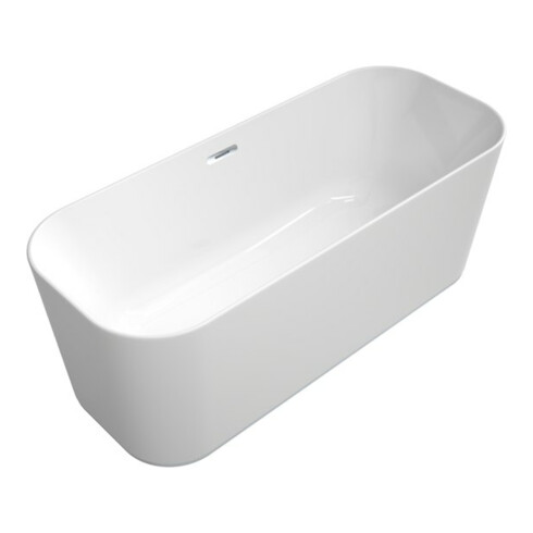 V&B Baignoire îlot rectangulaire FINION 170x70 cm, Zul, Rg, S. C. on D, st w, chr