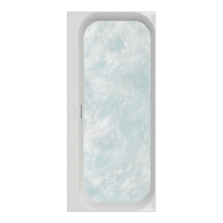 V&B Baignoire Loop&Friends LSF 1800x800x625mm angle droit avec système AE TP2 Blanc Alpin