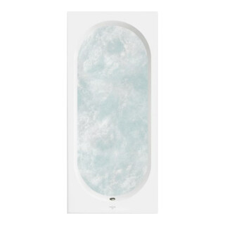 V&B Baignoire O.novo 1600x700x475mm rectangulaire avec système AC TP1 Blanc Alpin
