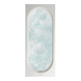 V&B Baignoire O.novo 1700x750x495mm rectangulaire avec système CC TP2 Blanc Alpin