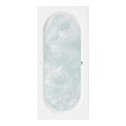 V&B Baignoire O.novo 1800x800x525mm rectangulaire avec système HE TP2 Blanc Alpin