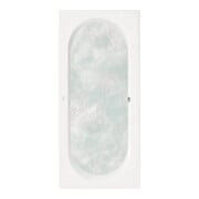 V&B Baignoire O.novo 1900x900x525mm rectangulaire droite avec Sys CC TP2 MT Blanc Alpin