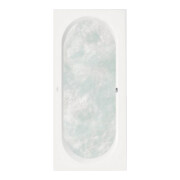 V&B Baignoire O.novo 1900x900x525mm rectangulaire droite avec Sys HC TP1 MT Blanc Alpin