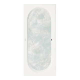 V&B Baignoire O.novo 1900x900x525mm rectangulaire droite avec système HC TP2 Blanc Alpin
