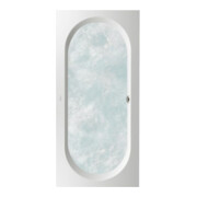 V&B Baignoire Oberon 1900x900x505mm rectangulaire avec système AE TP2 Blanc Alpin