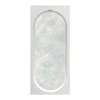 V&B Baignoire Oberon 2.0 181 1800x800x625mm droite-système AE TP1 Blanc Alpine