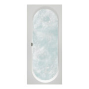 V&B Baignoire Oberon 2.0 C18 1800x800x625mm angle droit droit avec Sys CC TP1 Blanc Alpin
