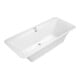 V&B Baignoire ovale Squaro Edge 12 Duo 180x80cm, vidage central, blanc-1